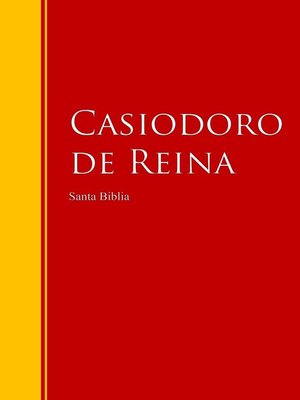 cover image of Santa Biblia--Reina-Valera, Revisión 1909 (Con Índice Activo)
